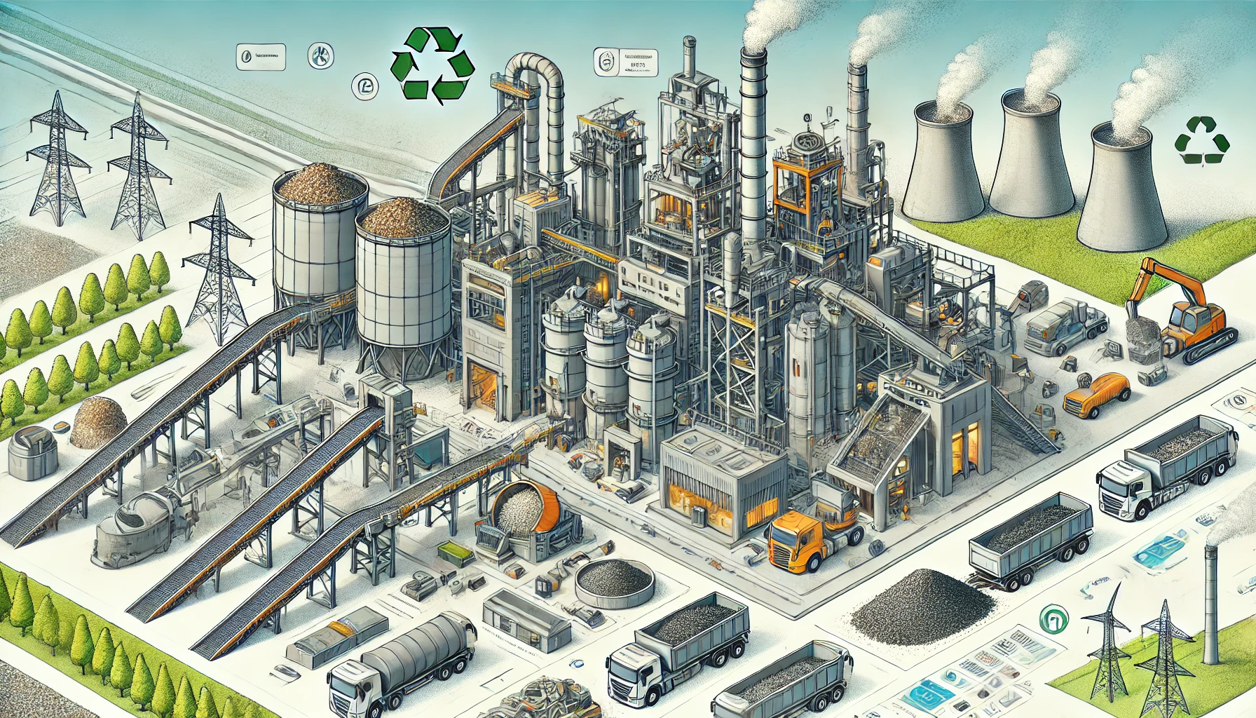 Transforming Waste into Energy: The RDF Process at Ferrybridge Multifuel Plant with EFR Skips